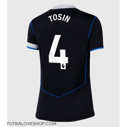 Dres Chelsea Tosin Adarabioyo #4 Tretina pre Ženy 2025-26 Krátky Rukáv Dres Chelsea Tosin Adarabioyo #4 Tretina pre Ženy 2025-26 Krátky Rukáv